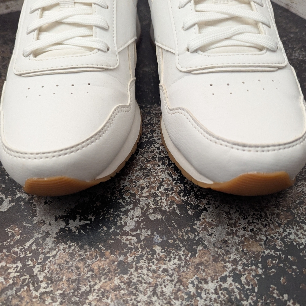 Mens Reebok Classic Athletic Shoes Sz 9 Used VGC White Leather CM9203 - Picture 4 of 9